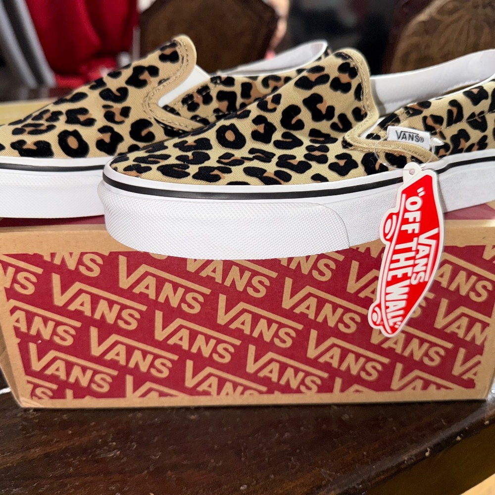 Vans Slip-On Skate Shoe - Leopard